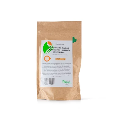 Mosómami HennaPure bio henna por keverék, 100% henna, 100g