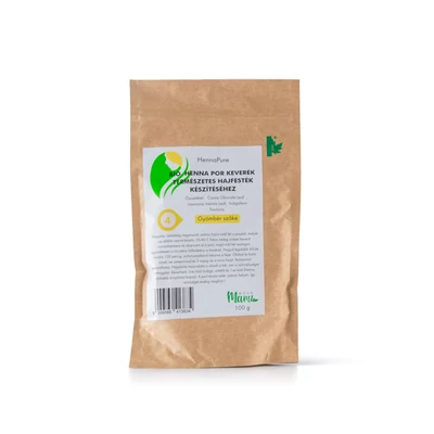 Mosómami HennaPure bio henna por keverék, gyömbérszőke, 100g