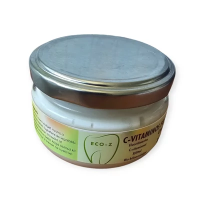 Eco-Z fogkrém C-vitaminos, citrom és menta, 75ml üvegben