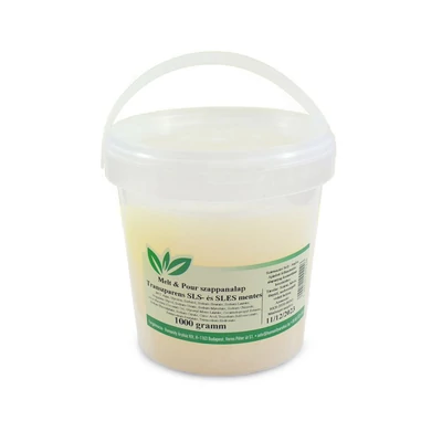 Step melt and pour szappanalap, átlátszó, 1kg