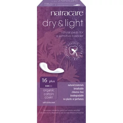 Natracare BIO inkontinencia betét, plus (16db)