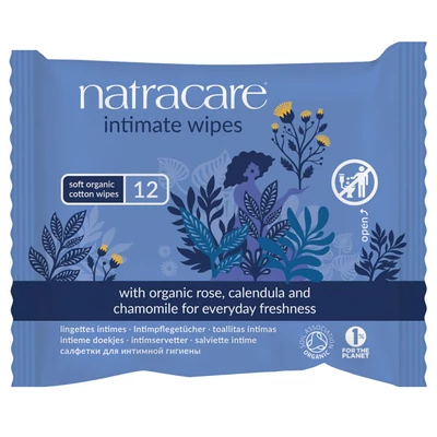 Natracare BIO pamut intim törlőkendő