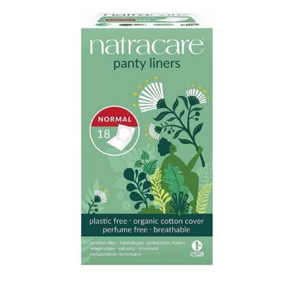 Natracare BIO tisztasági betét, egyesével csomagolt, normál, 18db
