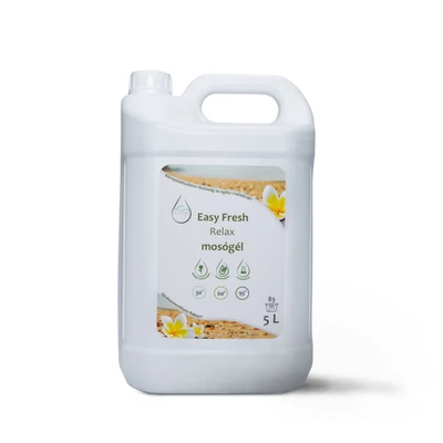 Easy Fresh mosógél, Relax színmentes, hipoallergén illattal, 5l