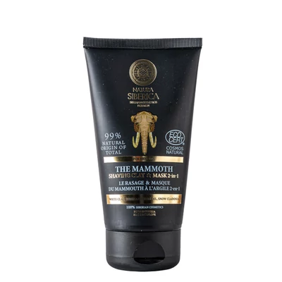 Natura Siberica 2az1-ben borotvagél és maszk agyaggal 150ml