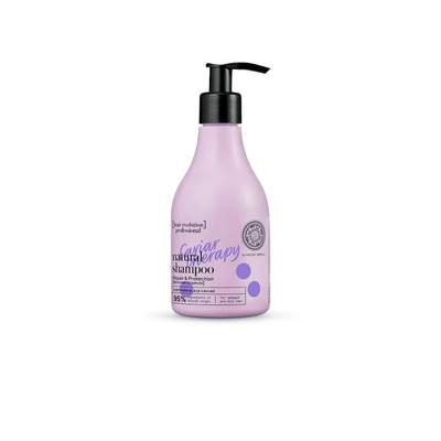 Natura Siberica Hair Evolution professional sampon Caviar Therapy igénybevett és fénytelen hajra 245ml