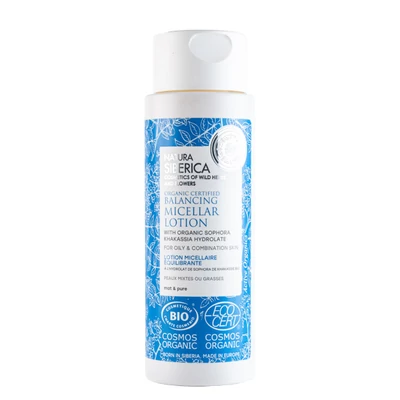 Natura Siberica virágvízalapú kiegyensúlyozó micellás bio bőrápoló, 150ml