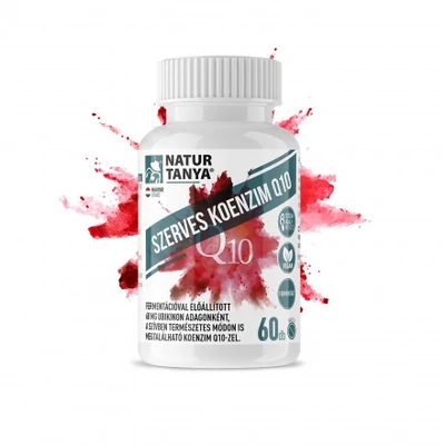 NaturTanya szerves koenzim Q10 tabletta, 60db