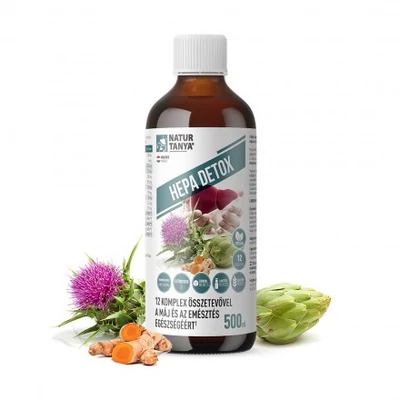 Natur Tanya Hepa Detox máj és emésztés koncentrátum, 500ml