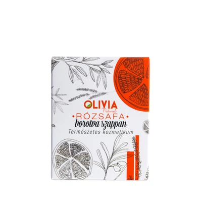 Olivia Natural borotvaszappan, rózsafa, 90g