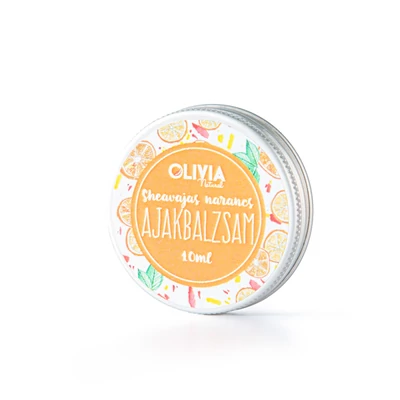 Olivia Natural ajakápoló ajakbalzsam, narancs, 10ml