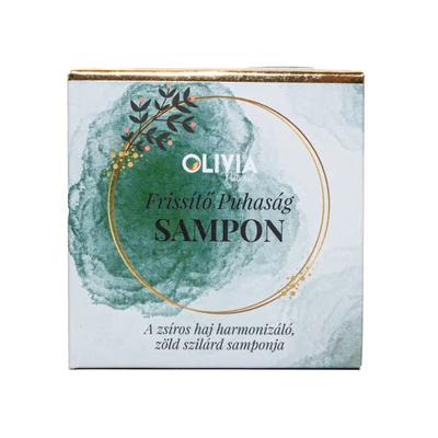 Olivia Natural szilárd sampon Frissítő puhaság 60g