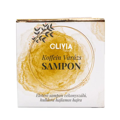 Olivia Natural szilárd sampon Koffein varázs 60g