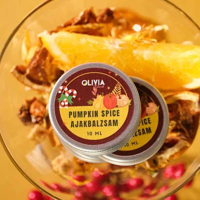 Olivia Natural Ajakbalzsam, Pumpkin spice, 10ml