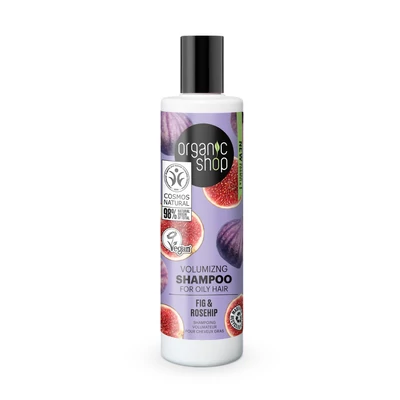Organic Shop sampon volumennövelő füge és csipkebogyó 280ml