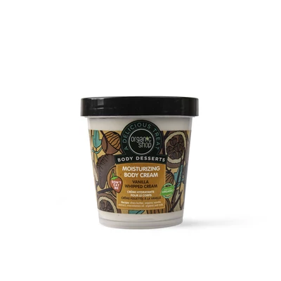 Organic Shop hidratáló testápoló Vaníliahab 450ml