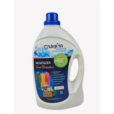 Oxigén földbarát mosószer színes ruhákhoz, 3l