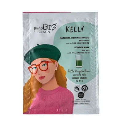 PuroBIO Kelly poralapú lehúzható arcmaszk spirulinával 13g