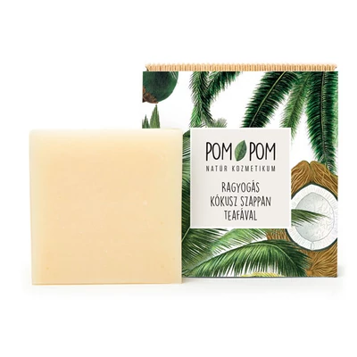 Pompom szappan Ragyogás kókusz teafával 100g