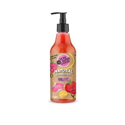 Planeta Organica tusfürdő organikus eper és vadmálna Go Soothing 500ml