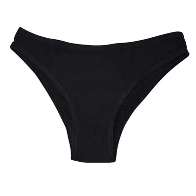 Secret Day sun Floo normál pamut menstruációs bugyi fekete