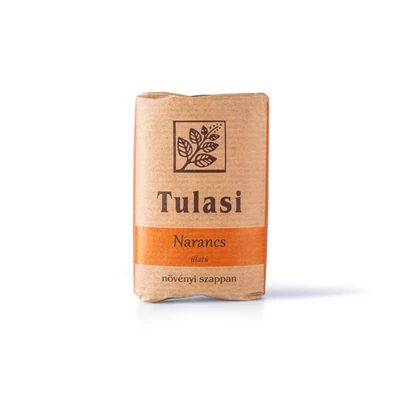 Tulasi ovális szappan, narancs, 100g