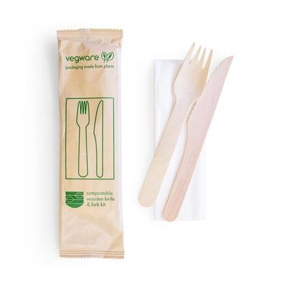 Vegware fa evőeszközkészlet - 3db-os