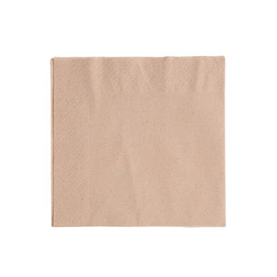 Vegware szalvéta, fehérítetlen, kétrétegű, 33cm