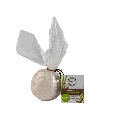 Yamuna fürdőbomba, kókusz, 95g