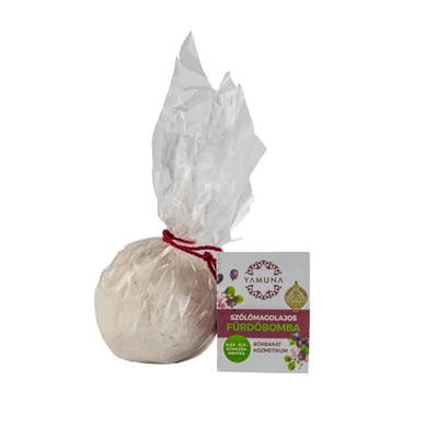 Yamuna fürdőbomba, szőlőmagolaj, 95g