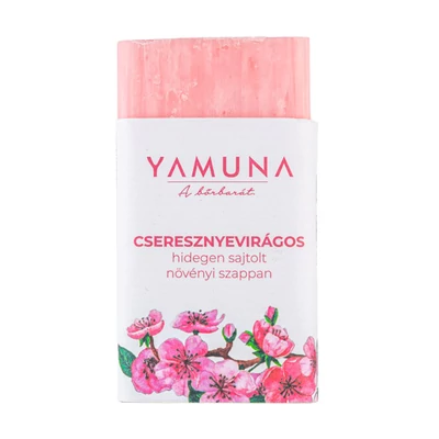 Yamuna hidegen sajtolt növényi szappan cseresznyevirág 110g