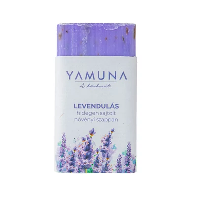 Yamuna hidegen sajtolt növényi szappan levendula 110g