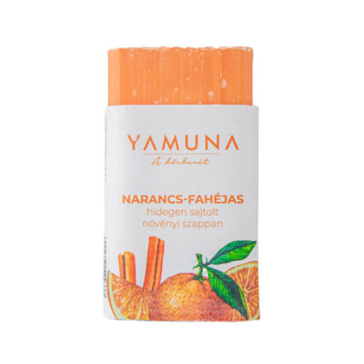 Yamuna hidegen sajtolt növényi szappan, narancs-fahéj, 110g