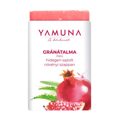 Yamuna hidegen sajtolt növényi szappan, gránátalma, 110g