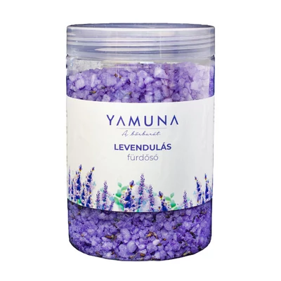 Yamuna fürdősó, tégelyes, levendula, 1000g