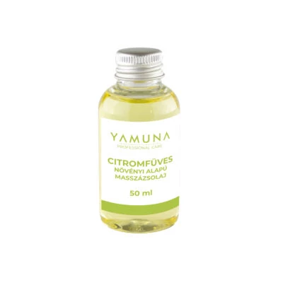 Yamuna növényi alapú masszázsolaj, citromfüves, 50ml