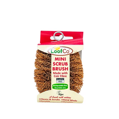 LoofCo mini súroló kefe - kókusz dörzsi