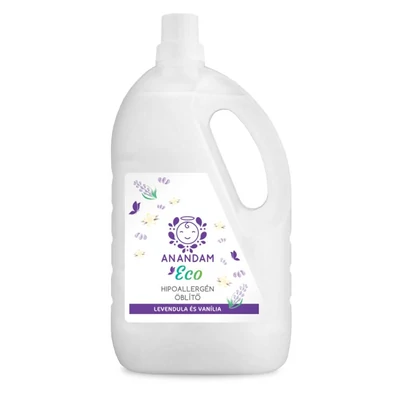 Anandam eco hipoallergén öblítő, levendula és vaníilia, 3l