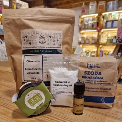Greeny Fürdőbomba házilag, DIY csomag