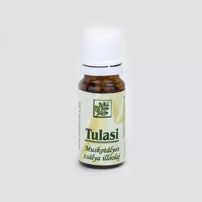 Tulasi illóolaj, muskotályos zsálya, 10ml