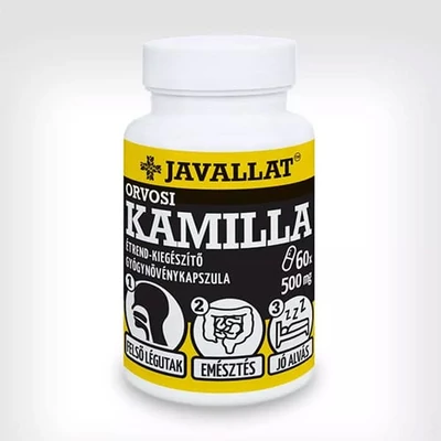 Javallat orvosi kamilla kapszulat, 60db
