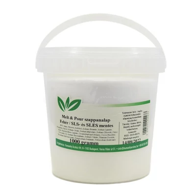 Step melt and pour szappanalap, fehér, 1kg