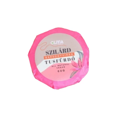 Olivia Natural szilárd tusfürdő, bársonyvirág, 60g