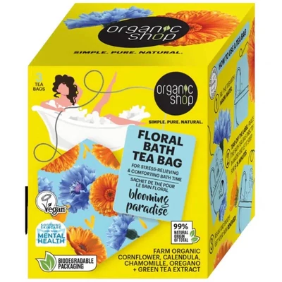 Organic Shop fürdőfilter virágokkal, Floral Bath, 3db/cs