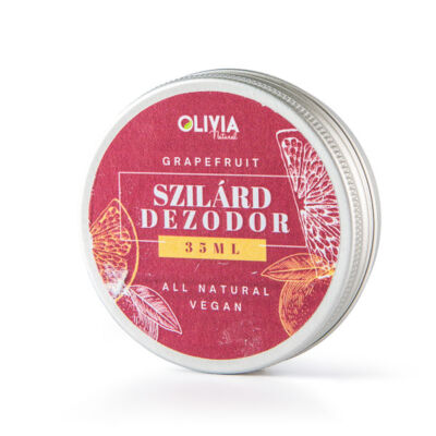 Olivia Natural szilárd dezodor, szenzitív, grapefruit, 35ml