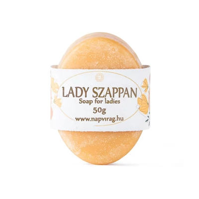 Napvirág natúr szappan Lady természetes tejsavóval és sárgabarackmag-olajjal 50g