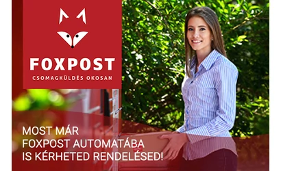 Foxpost automatába is rendelhetsz!